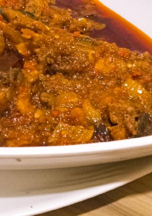 A picture of Ekuru sauce.