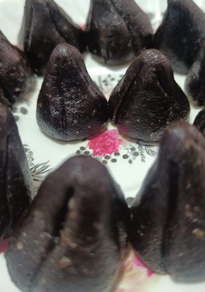 A picture of Oreo biscuit modak.