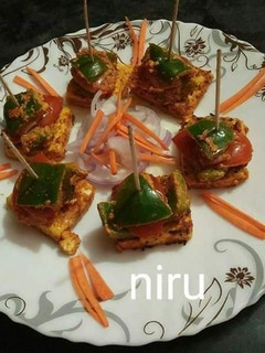 पनीर टिक्का (Paneer Tikka recipe in Hindi) रेसिपी मुख्य फोटो