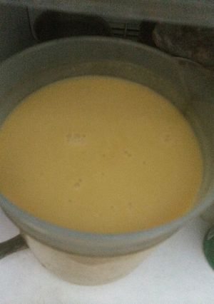Hình của món Sữa bí đỏ.