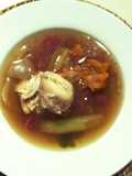 Caldo Bobo de Pollo y Calabaza