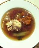 Caldo Bobo de Pollo y Calabaza