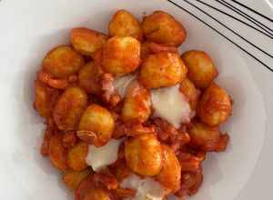 Una foto de Gnocchis a la Gorgonzola
