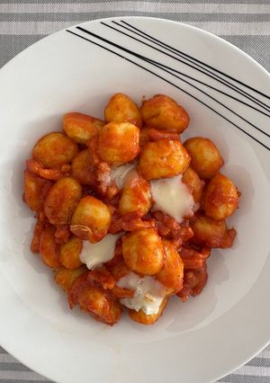 Una foto de Gnocchis a la Gorgonzola