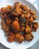 Ếch chiên giòn cháy tỏi