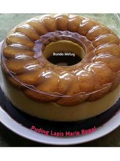 Foto resep Puding Lapis Marie Regal