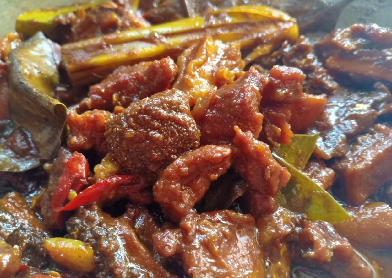 Gongso Daging Jeroan Sapi