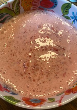A picture of Strawberry Soup.