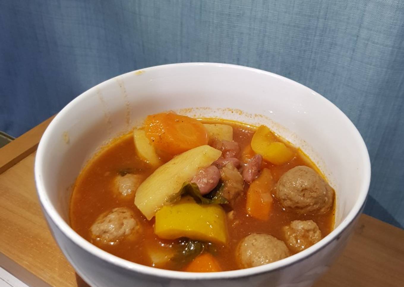 Beef goulash soup