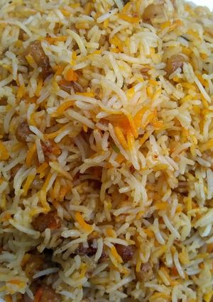A picture of Biryani.