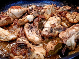 Pollo asado con higos