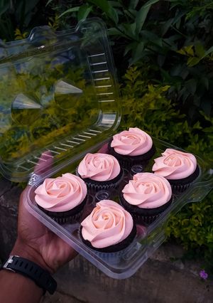 A picture of Eggless Chocolate Fudge Cupcakes.