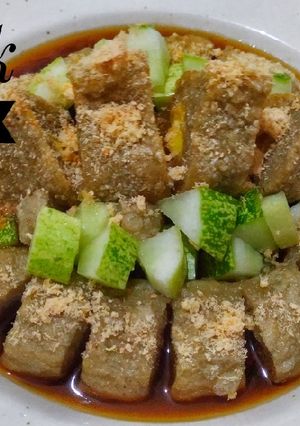 Foto resep 102. Pempek Teri dan Kuah Cuko (foto step by step)