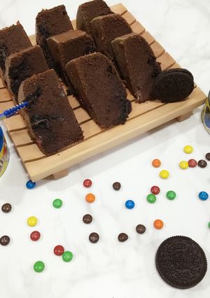 Foto resep Chocolate Cake with Oreo and M&M