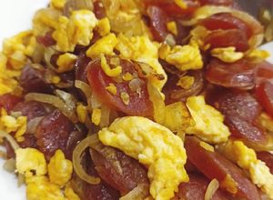 Foto resep Telur lap chiong super mudah, super enak dan cepat (non halal)