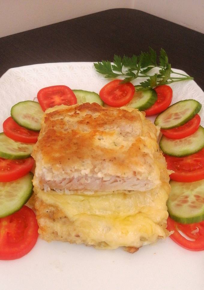 Хек з твердим сиром