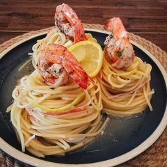 A picture of Zesty Prawn Pasta.