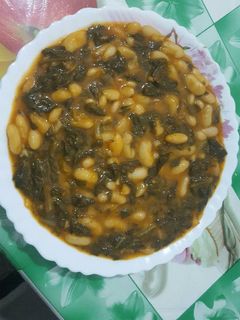 صورة لوصفة لوبيا بالسلق