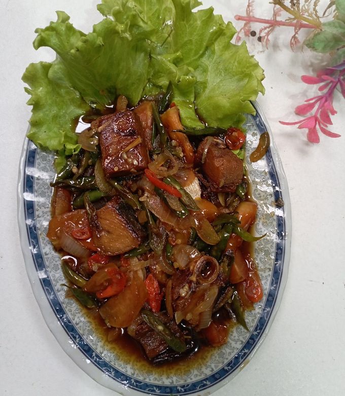 Foto resep Asam Manis Ikan Asin