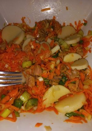 Una foto de Ensalada de zanahoria deliciosa