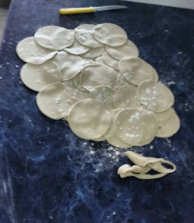 Una foto de Masa para empanadas fritas