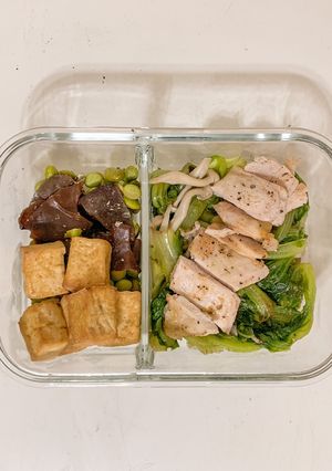 健康高蛋白質便當 的食譜成品照片