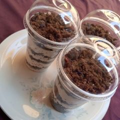 A picture of Chocolate cake parfait.