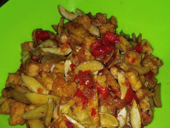 Wajib coba! Cara praktis buat Oseng jengkol tempe  istimewa