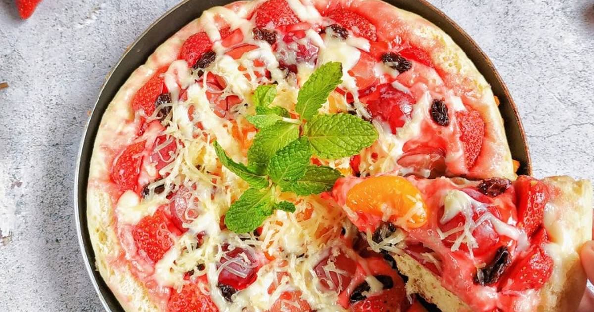 Resep Fruit Pizza Teflon No Ulen Oleh Indri Wahyuningsih Windriayu Cookpad