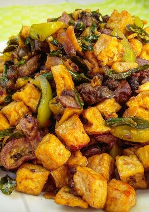 Foto resep Tumis Ati Ampela Tahu Pedes