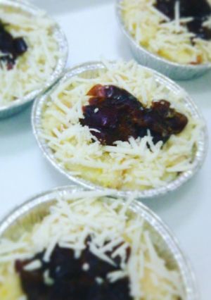 Foto resep Puding Roti Kurma Keju