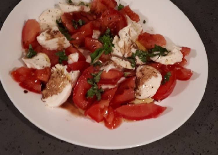 Recette de Tous les soirs de la semaine Tomate mozzarella