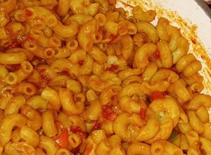 صورة لوصفة مكرونه بالصوص والطماطم 🥘