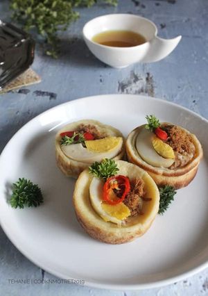 Foto resep Kue lumpur abon ikan