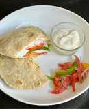 Healthy Jawar Flour Pita Veggie Sandwich (Gluten Free)