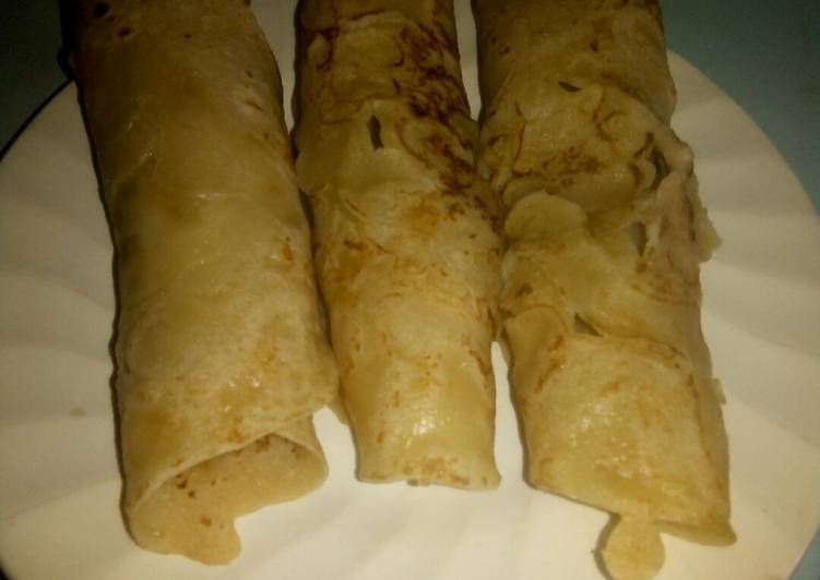 Simple ginger crepes