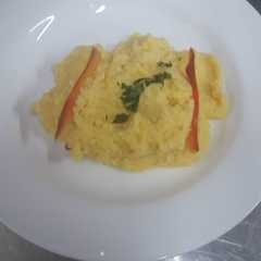 Una foto de Puré de polenta