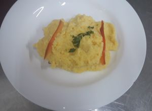 Una foto de Puré de polenta