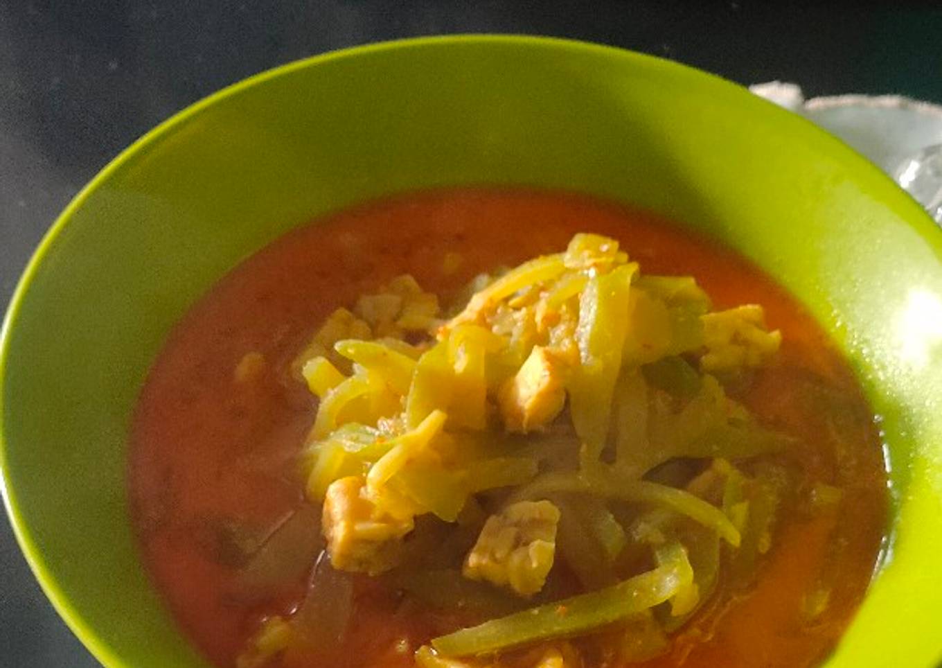 Sayur santan labu dan tempe