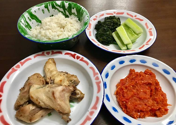 •Ayam Pop dan Sambal• by Dapur Itha