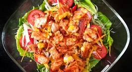 Hình ảnh món Salad cá hồi trộn sốt cam