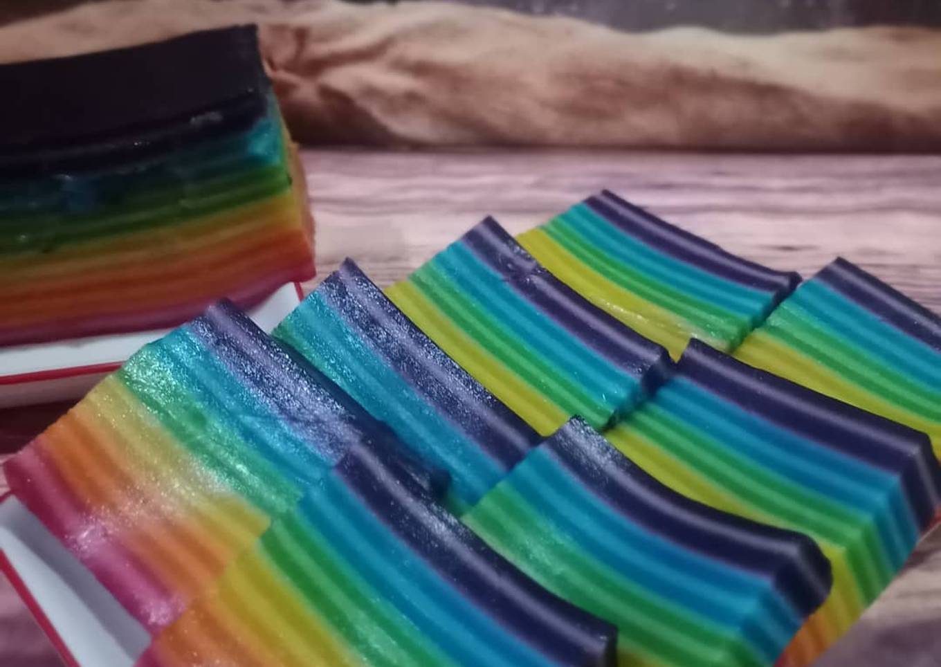 Lapis santan / kue pepe santan