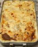 Cavolfiore gratinato con besciamella e Bleu d'Auvergne