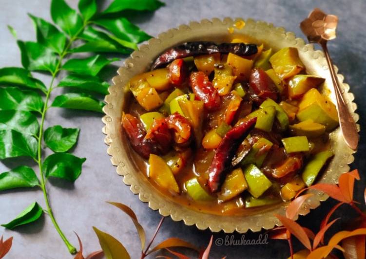 Recipe of Homemade Dates mango jaggery chatni