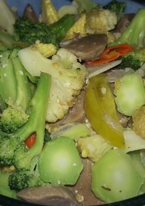 Foto resep Capcay brokoli kembang kol
