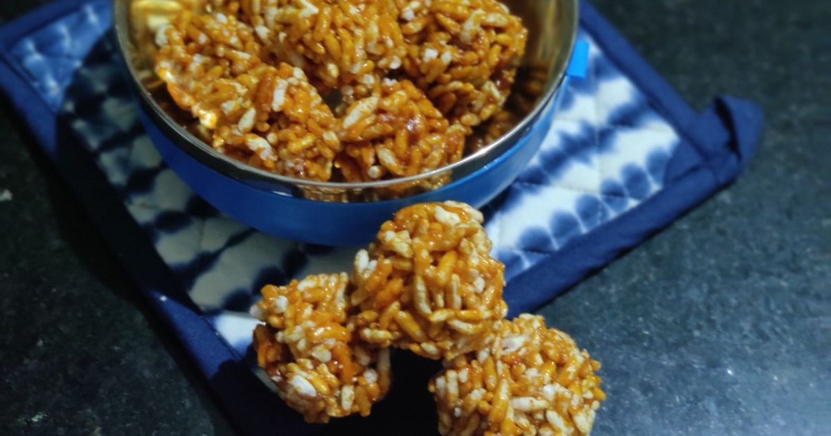 Swank Rice Ladoo Murmure Ladoo Puffed Rice Ladoo Recipe by NIKITA BANSAL - Cookpad