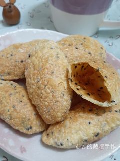 糖鼓芝麻脆餅 的食譜成品照片