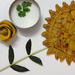A picture of Sunflower paratha.