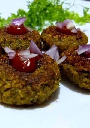 भिन्डी चने के शामी कबाब रेसिपी मुख्य फोटो