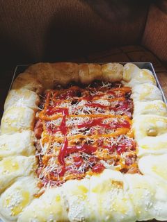 Foto resep 🍕 pizza zumbo isian kornet